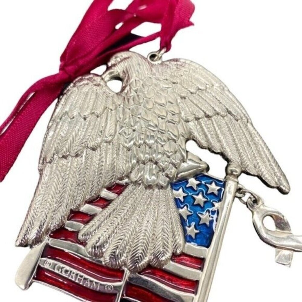 Gorham American Eagle Enamel Ornament - Picture 6 of 7